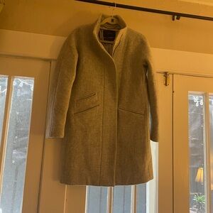 Gray Wool J Crew Coat in perfect condition
